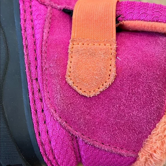 The North Face apenglow Waterpoof winter snow boots kids 8 pink pull on - Picture 7 of 12
